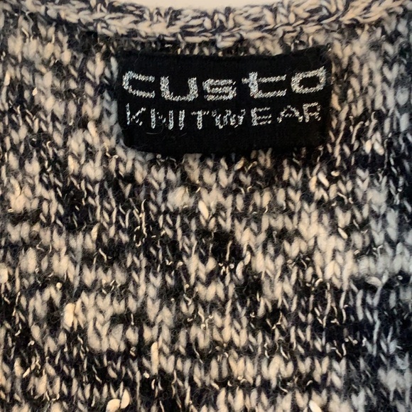 Custo Knitwear wool fringe open front vest - Picture 2 of 8